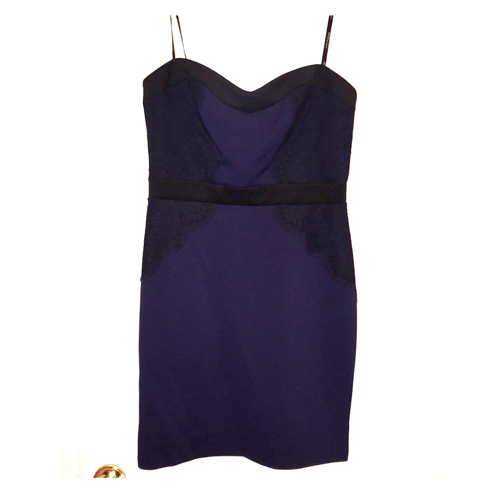 Purple and Black dress